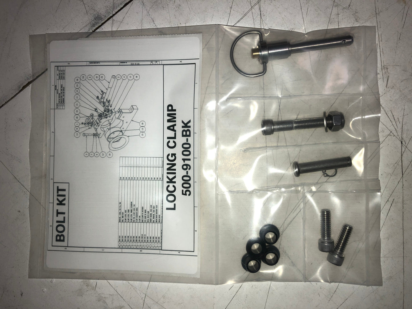 STANDARD MOUNT LOCKING CLAMP REBUILD KIT