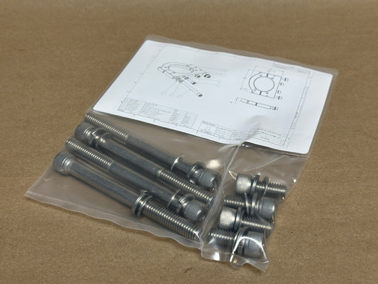 BOLT KIT, ROUND Z-POLE CLAMPS