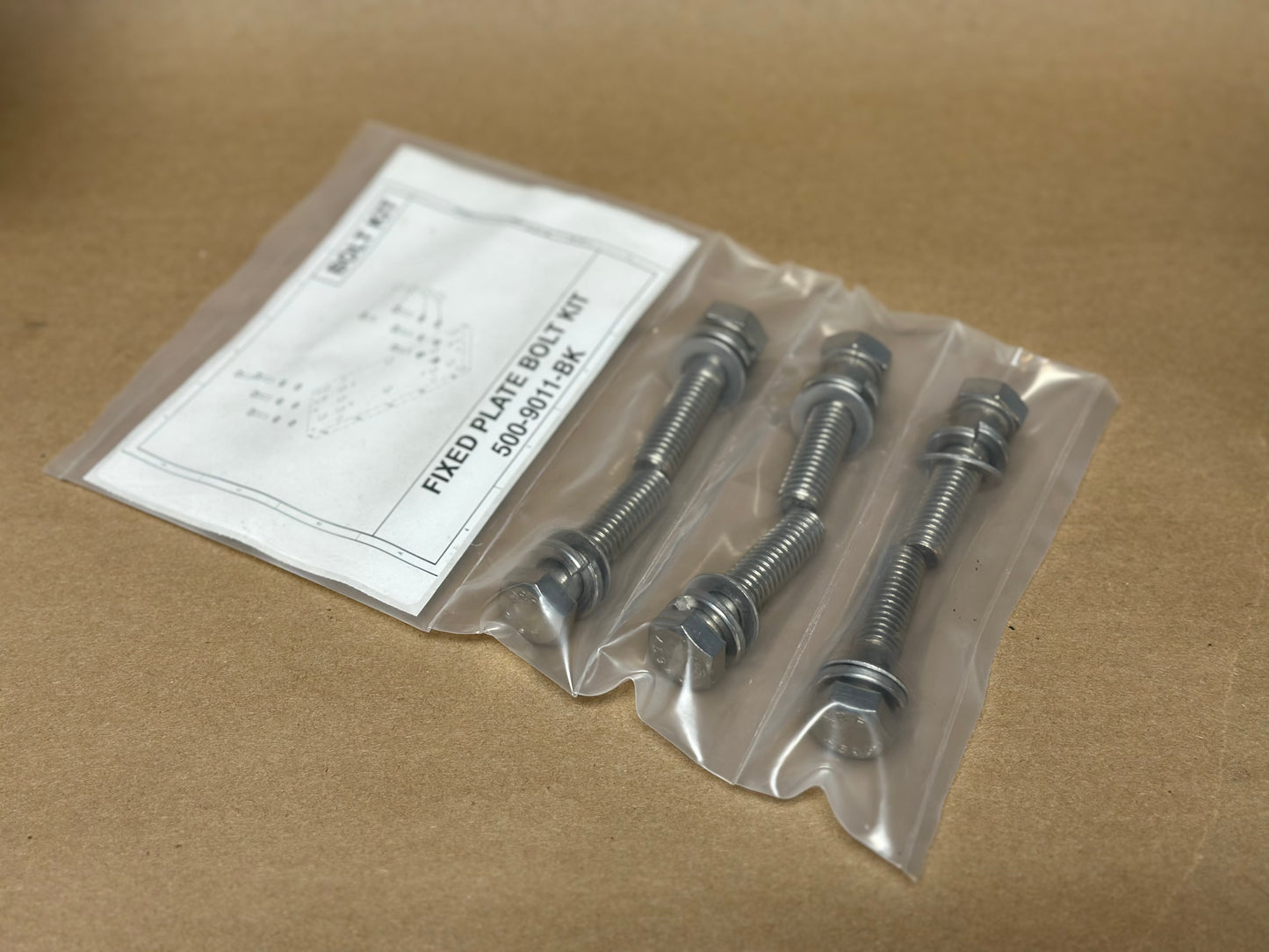 STANDARD MOUNT BOLT KIT, FIXED PLATE
