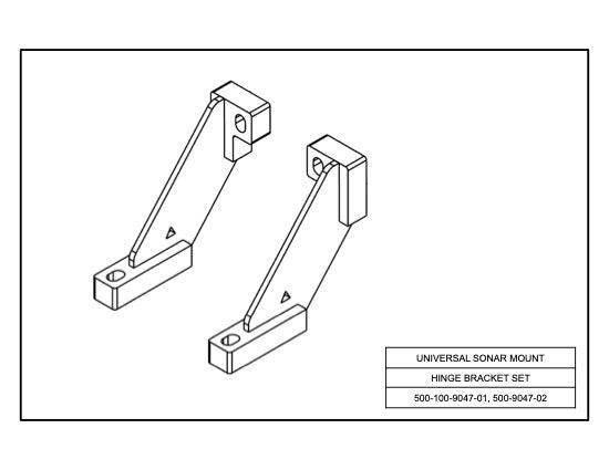 STANDARD MOUNT HINGE BRACKETS