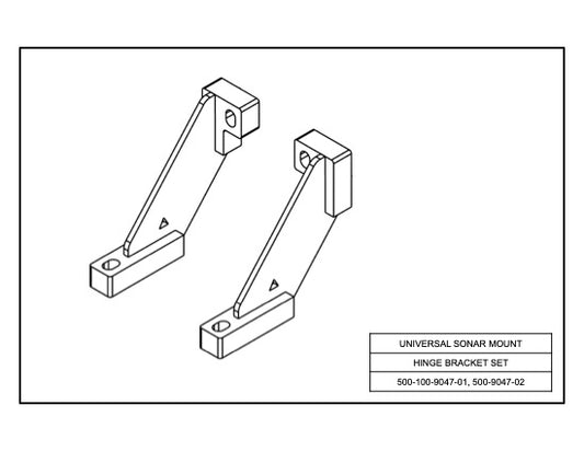 STANDARD MOUNT HINGE BRACKETS